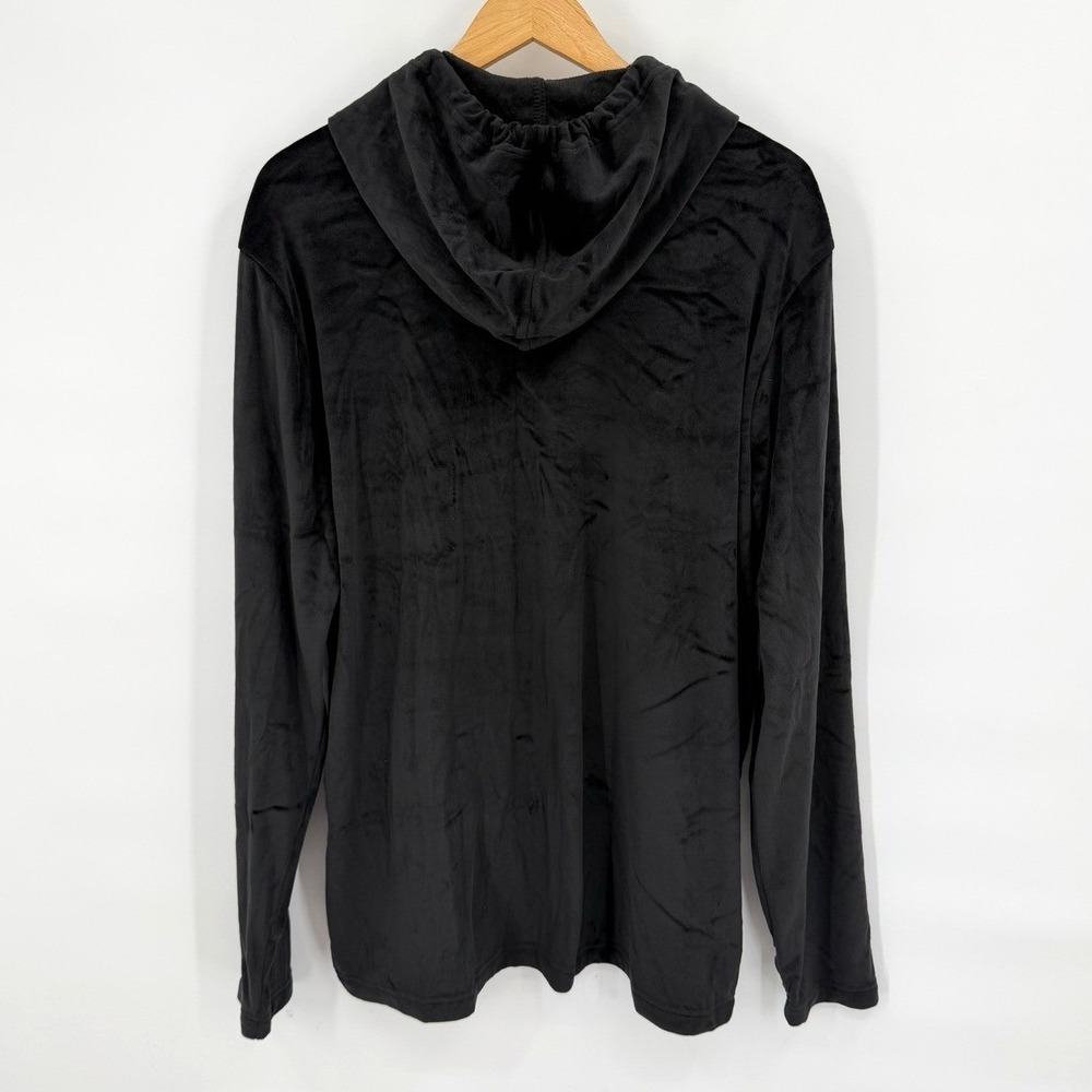 Polo Ralph Lauren Mens Large Velour Hoodie Sleepwear Big Logo Loungewear‎ Cozy - Picture 2 of 5
